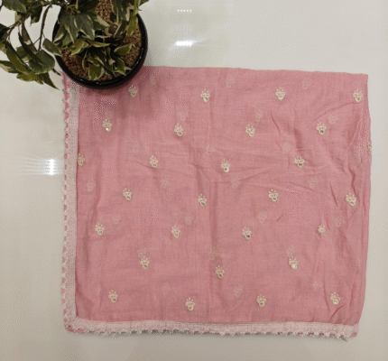 Cotton Lucknavi Butti Work Dupatta 3